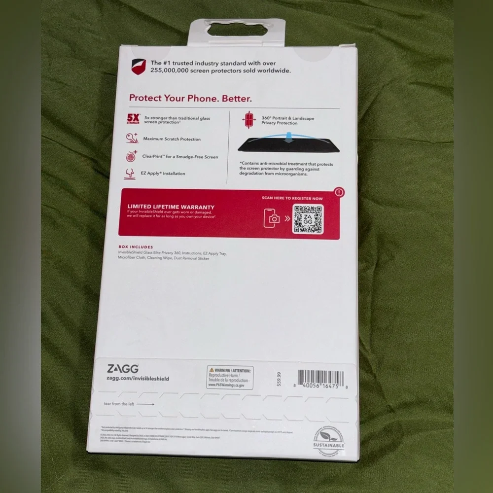 Zagg IPhone 14 Pro Max Privacy Protector Screen